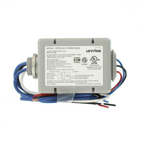 Leviton OPP20-D1 Occupancy Sensor Power Pack - Cheap Fitting