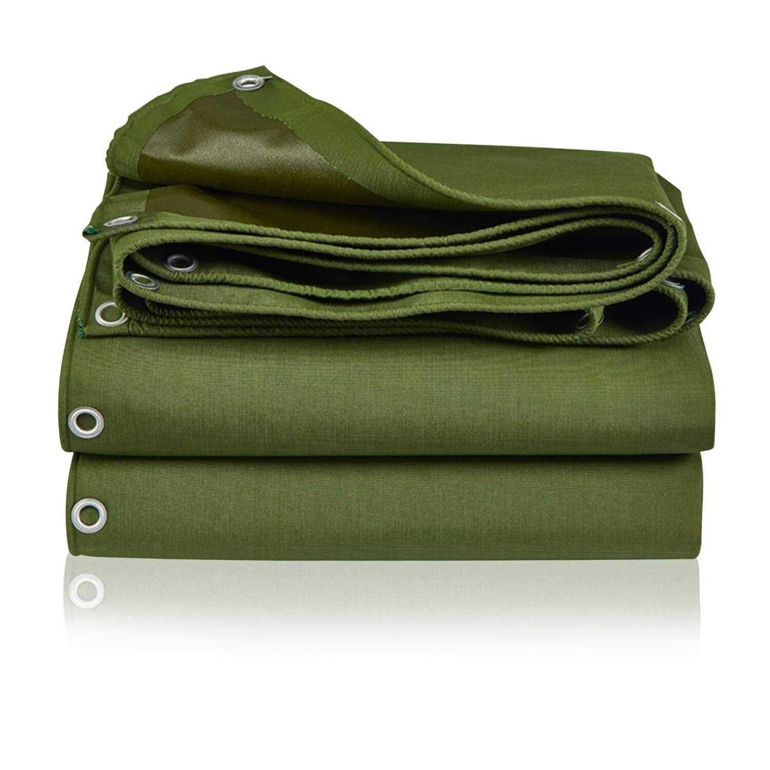 Tarp Canvas,Heavy Duty Waterproof for Outdoors Truck Water Resistant - Cheap Fitting