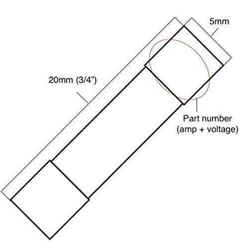 Littelfuse 250mA GMA Fast Blow Fuse - Cheap Fitting
