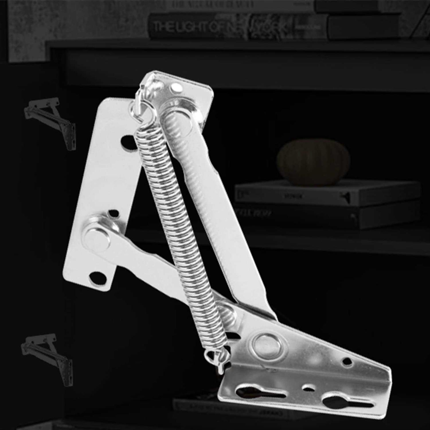 Lift Up Hinge TOPINCN Cabinet Stay Flap Top Door Fit for Folding Sofa Bed Coffee Mechanism Hardware Fitting Heavy Springs - Cheap Fitting
