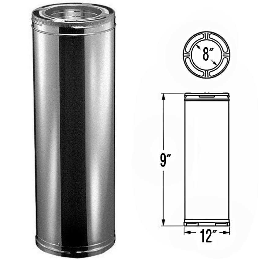 DuraVent DuraPlus Chimney Pipe Length - Cheap Fitting