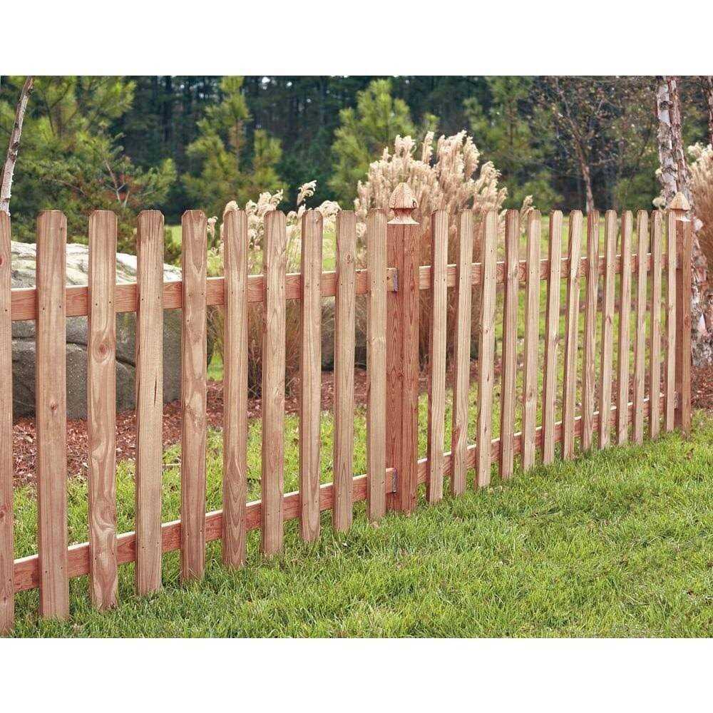 Outdoor Essentials 4 in. x 4 in. x 5 ft. Western Red Cedar French Gothic Fence Post - Cheap Fitting