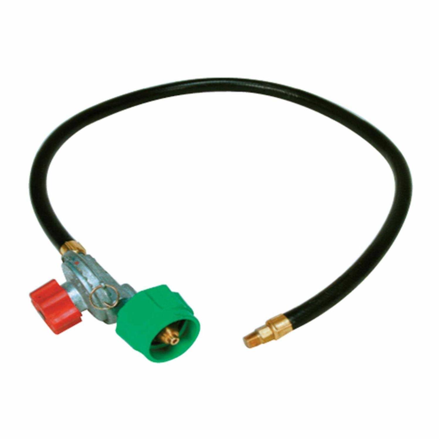 King Kooker High-Pressure Adjustable Regulator and LP Hose - Cheap Fitting