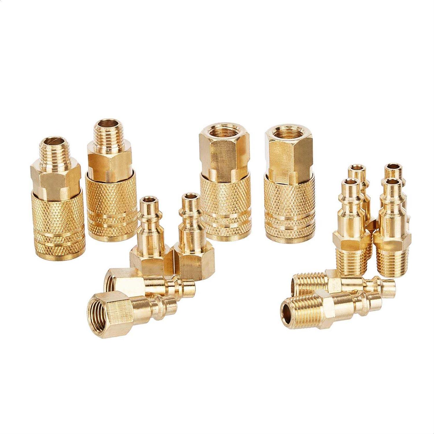 Amazon Basics Quick Connect Brass Air Coupler and Plug Kit - Cheap Fitting