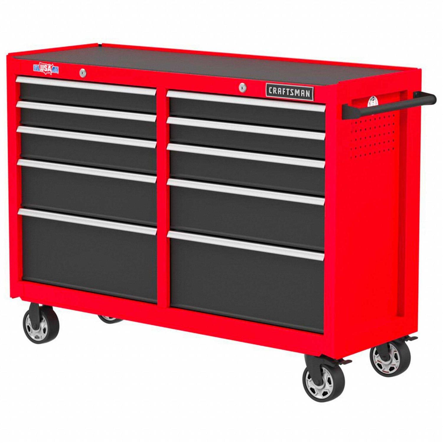 Craftsman 52 10-Drawer Rolling Tool Cabinet - Cheap Fitting