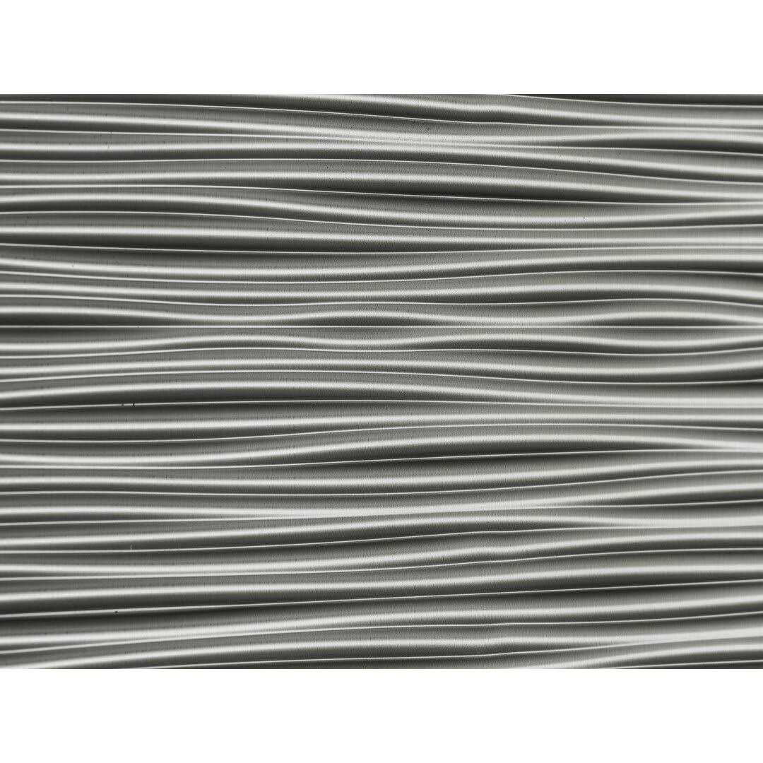 Innovera Decor by Palram 18-1/2-in x 24-3/10-in Embossed Brushed Nickel PVC Abstract Wall Panel - Cheap Fitting