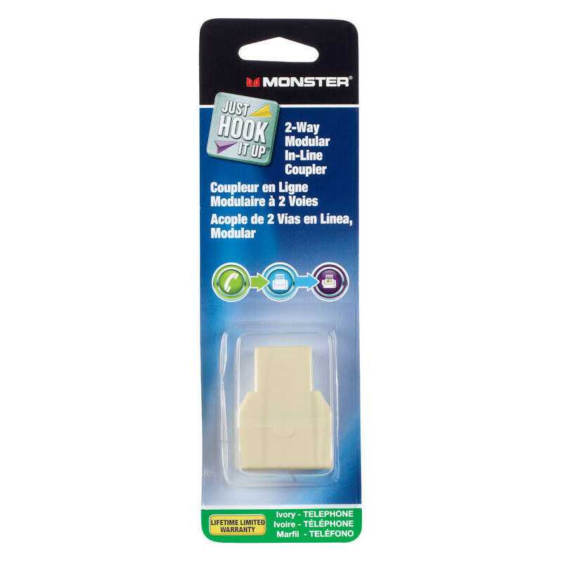 Monster Cable Just Hook It Up In-Line Coupler - Cheap Fitting