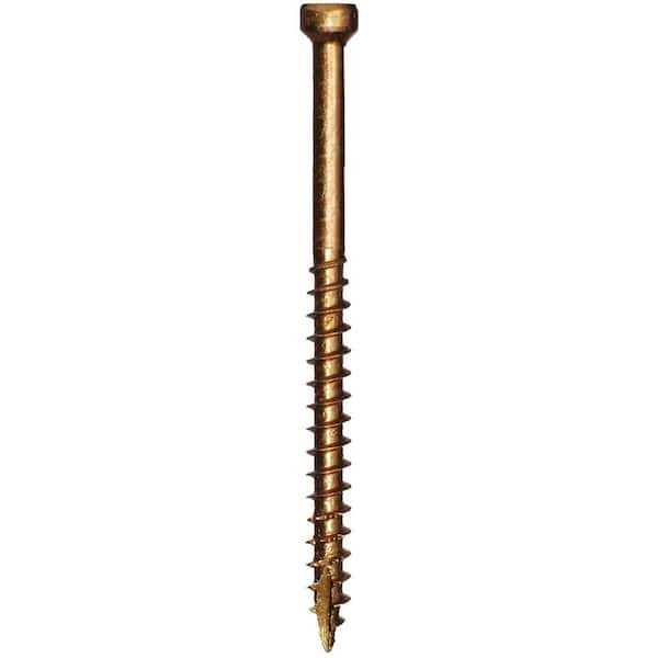GRK Fasteners #8 x 1-1/4 in. Star Drive Trim-Head Finish Wood Screw Combo Kit 2 of - Cheap Fitting