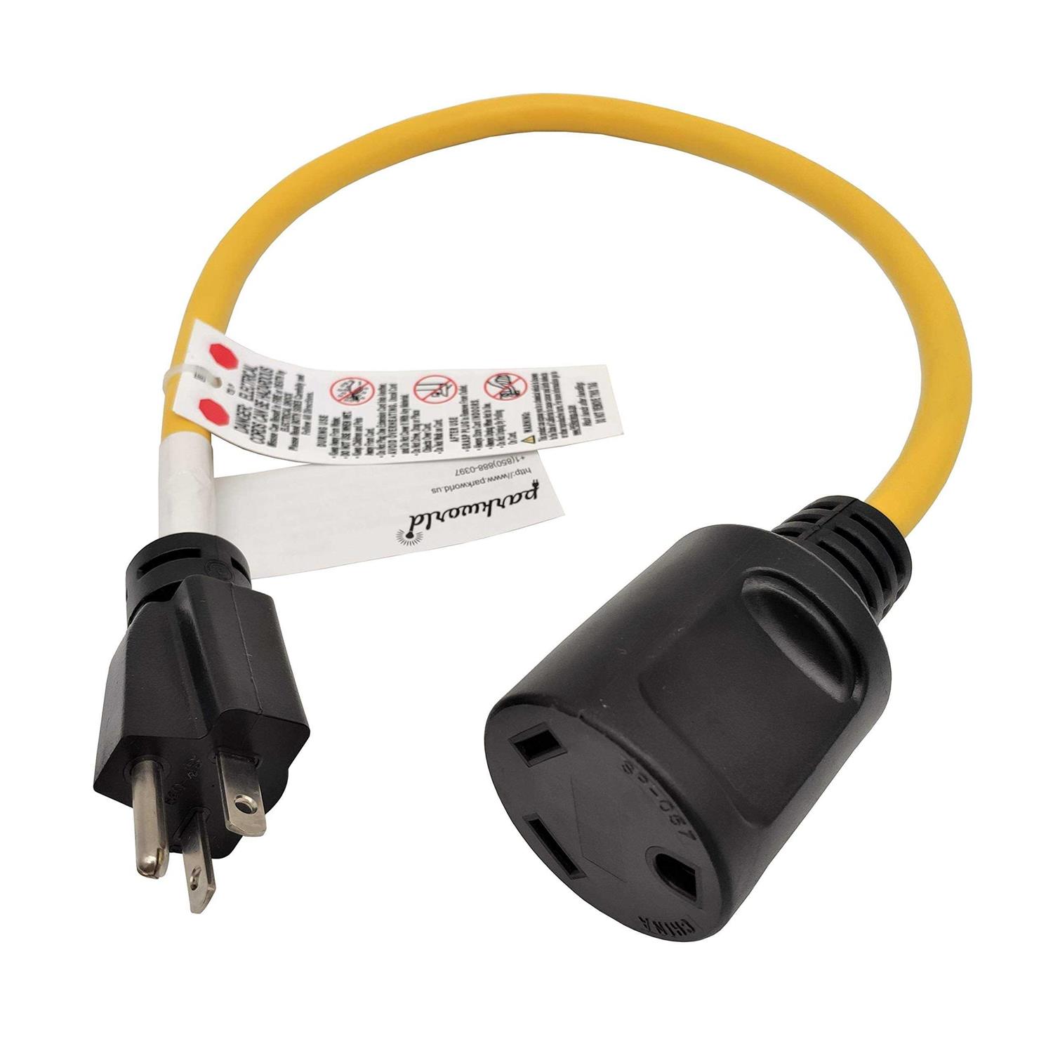 Parkworld Nema 5-20 Extension Cord 5-20p to 5-20r 125v - Cheap Fitting