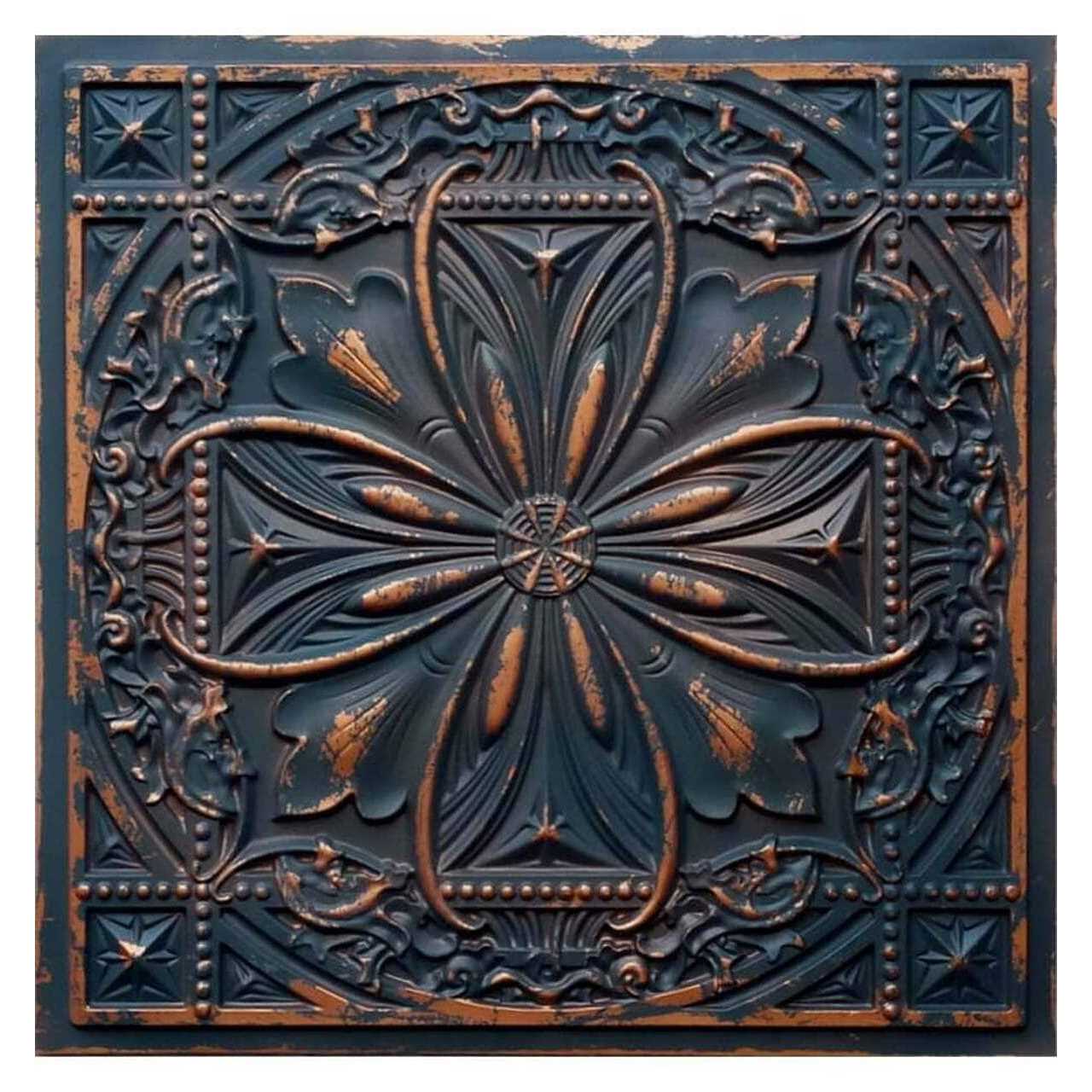 FromPlainToBeautifulInHours Dct10-Milan 2 ft. x 2 ft. PVC Glue-Up or Lay-In Ceiling Tile - Cheap Fitting