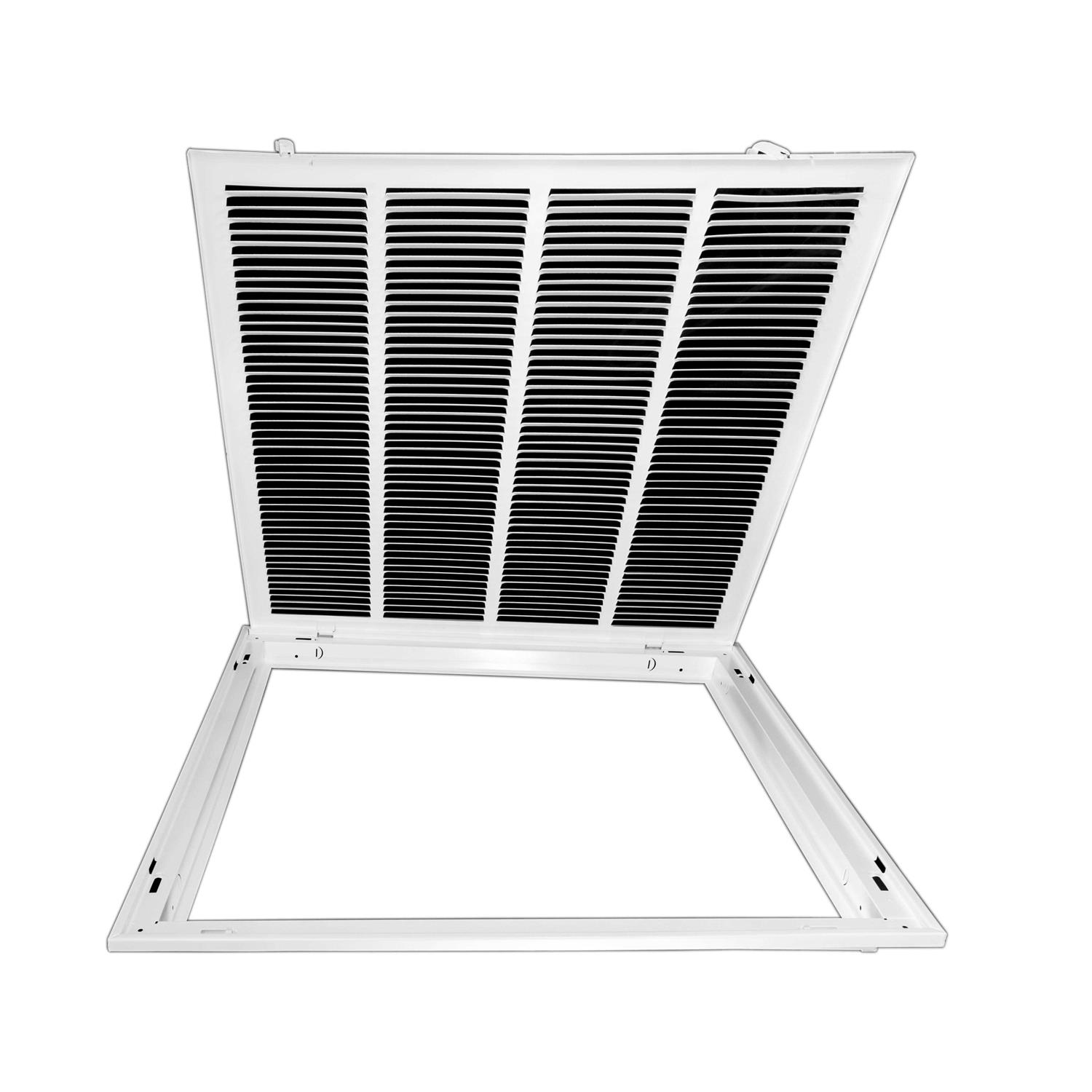 Venti Air 24 in. x 24 in. Square Return Air Filter Grille of Steel - Cheap Fitting