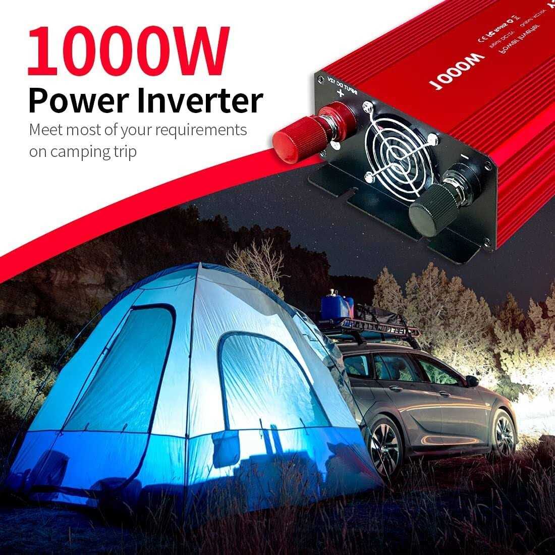 YSOLX Power Inverter 12v To 110v Dc To Ac Converter With 3 Ac Outlets - Cheap Fitting