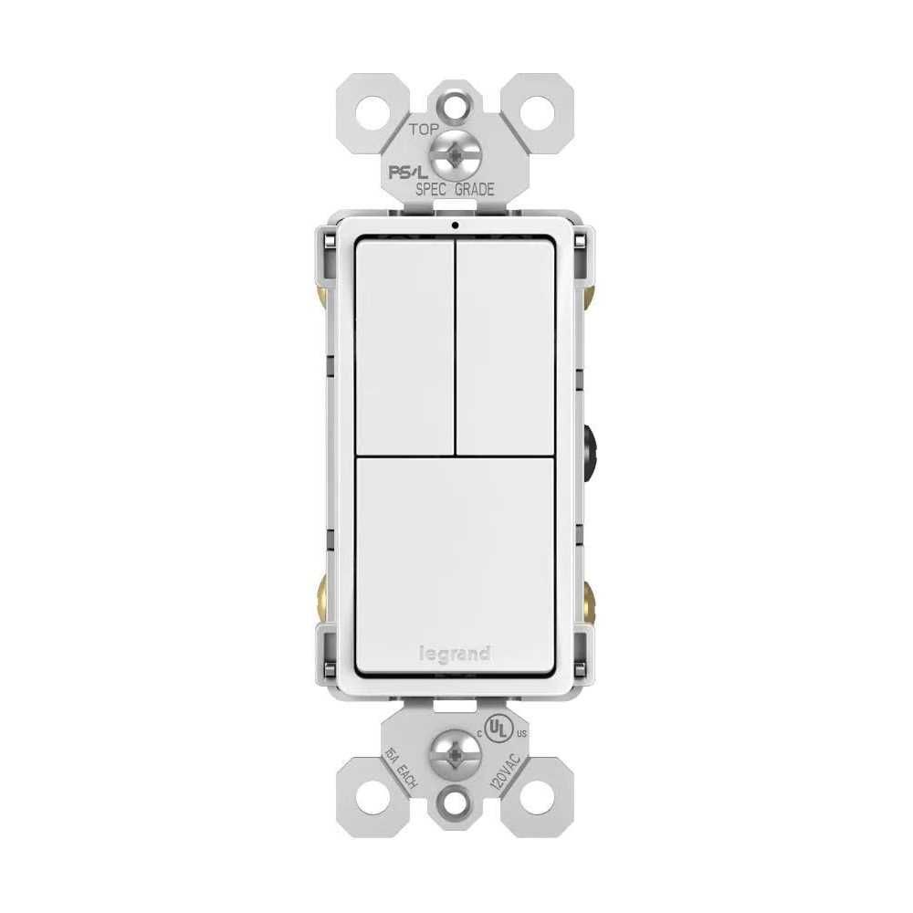 Pass & Seymour Radiant 3 Single-Pole Switch RCD113WCC6 - Cheap Fitting
