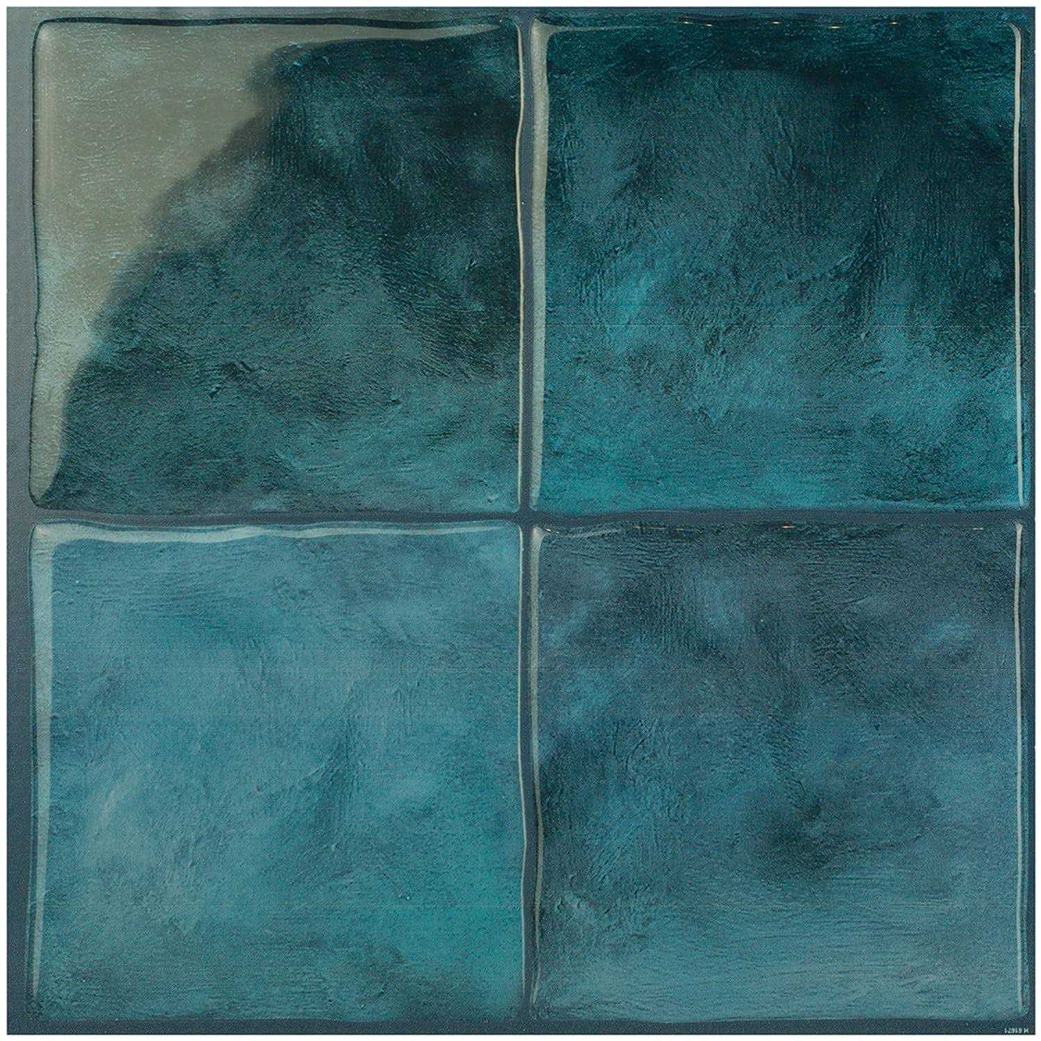 SMART TILES Peel and Stick Backsplash 5 Sheets of 9 x 9 - Cheap Fitting