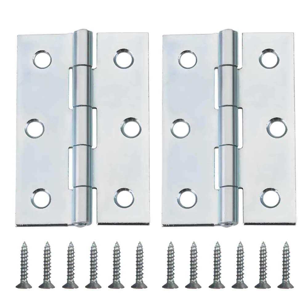 ReliaBilt 2-1/2-in Zinc Mortise Door Hinge 20383ZCBLG - Cheap Fitting