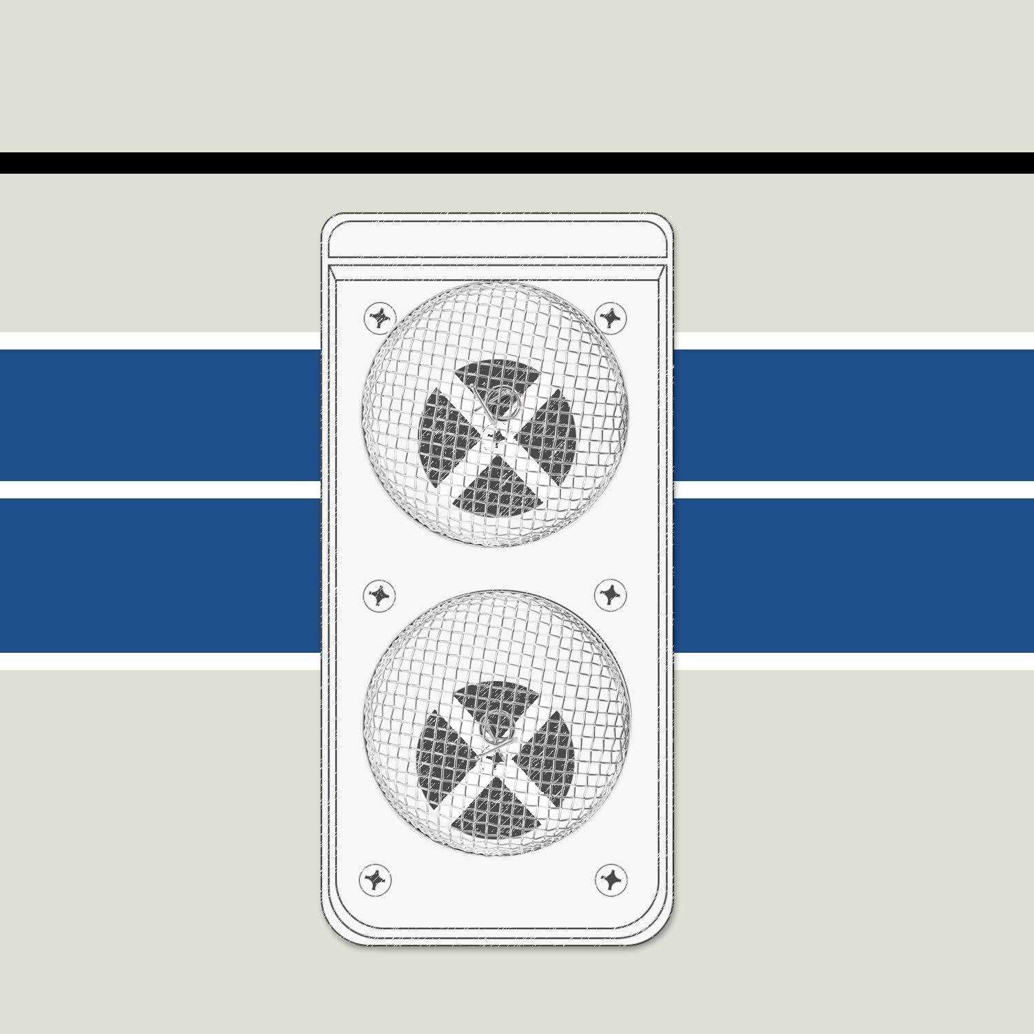 Toodoo 2 Pack Flying Insect Screen Rv Furnace Water Heater Vent Cover 2.8 Inch Stainless Steel Mesh With Installation Tool - Cheap Fitting