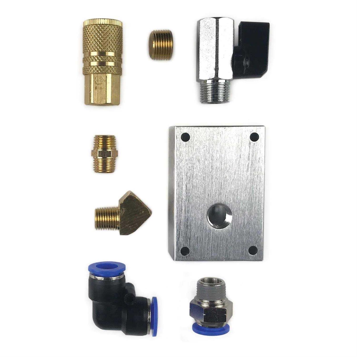 Primefit PCKIT8 Air Push to Connect Outlet Drop Kit with Block - Cheap Fitting