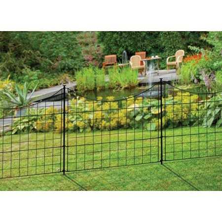 Garden Metal Dog Fence Panels (5 Panels) Zippity Outdoor Products Size: 2 ft. H x 2.5 ft. W - Cheap Fitting
