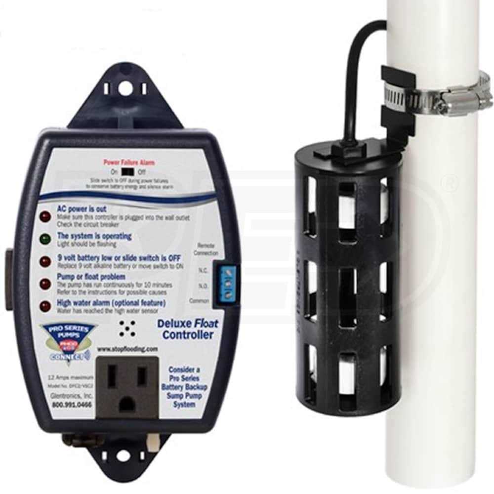 Glentronics DFC2 Deluxe Controller with Dual Float Switch - Cheap Fitting