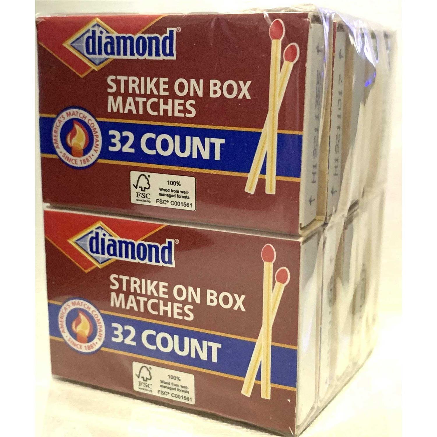 Diamond Strike On Box Matches - Cheap Fitting