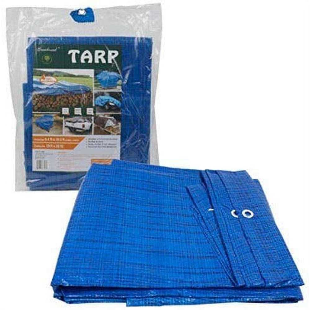 10 ft X 10 ft Waterproof Multi Purpose Water Proof Blue Tarp Poly Cover for Roof Car - Cheap Fitting