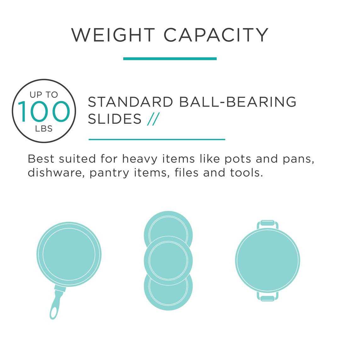 Liberty Hardware D80622C Drawer Slides - Cheap Fitting