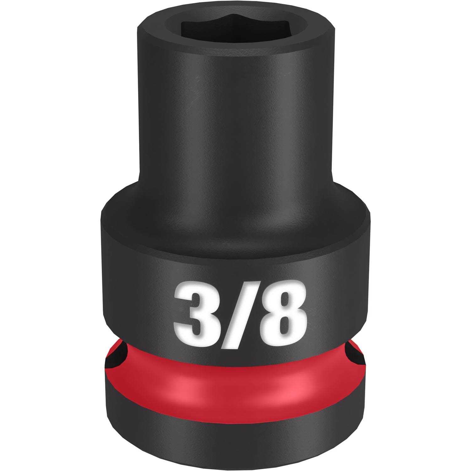 Milwaukee 49-66-6200 SHOCKWAVE Impact Duty 3/8 Standard 6-Point Socket - Cheap Fitting