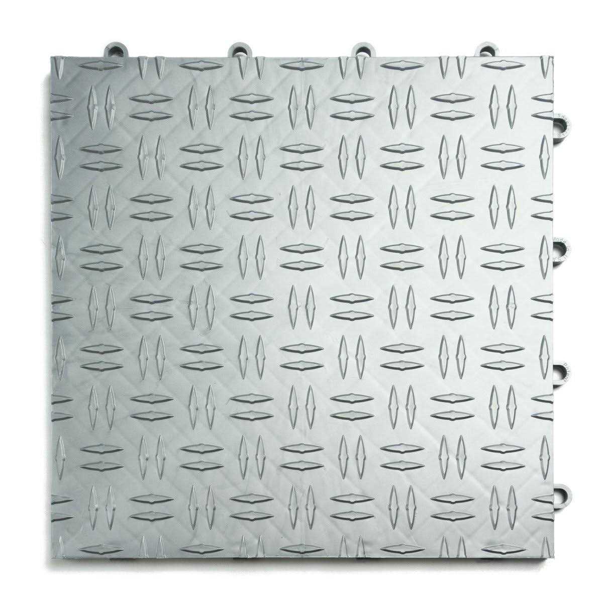 Big Floors GarageTrac Diamond Durable Copolymer Interlocking Modular Non-Slip Garage Flooring Tile - Cheap Fitting