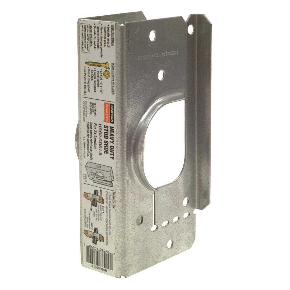 Simpson Strong-Tie HSS2-SDS1.5 1.5 Stud Shoe/Screws - Cheap Fitting