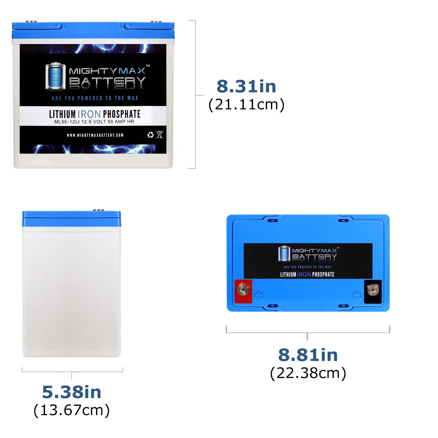 12V 55AH Lithium Battery Replaces JohnDeere 3520,3720 Utility Tractor - Cheap Fitting