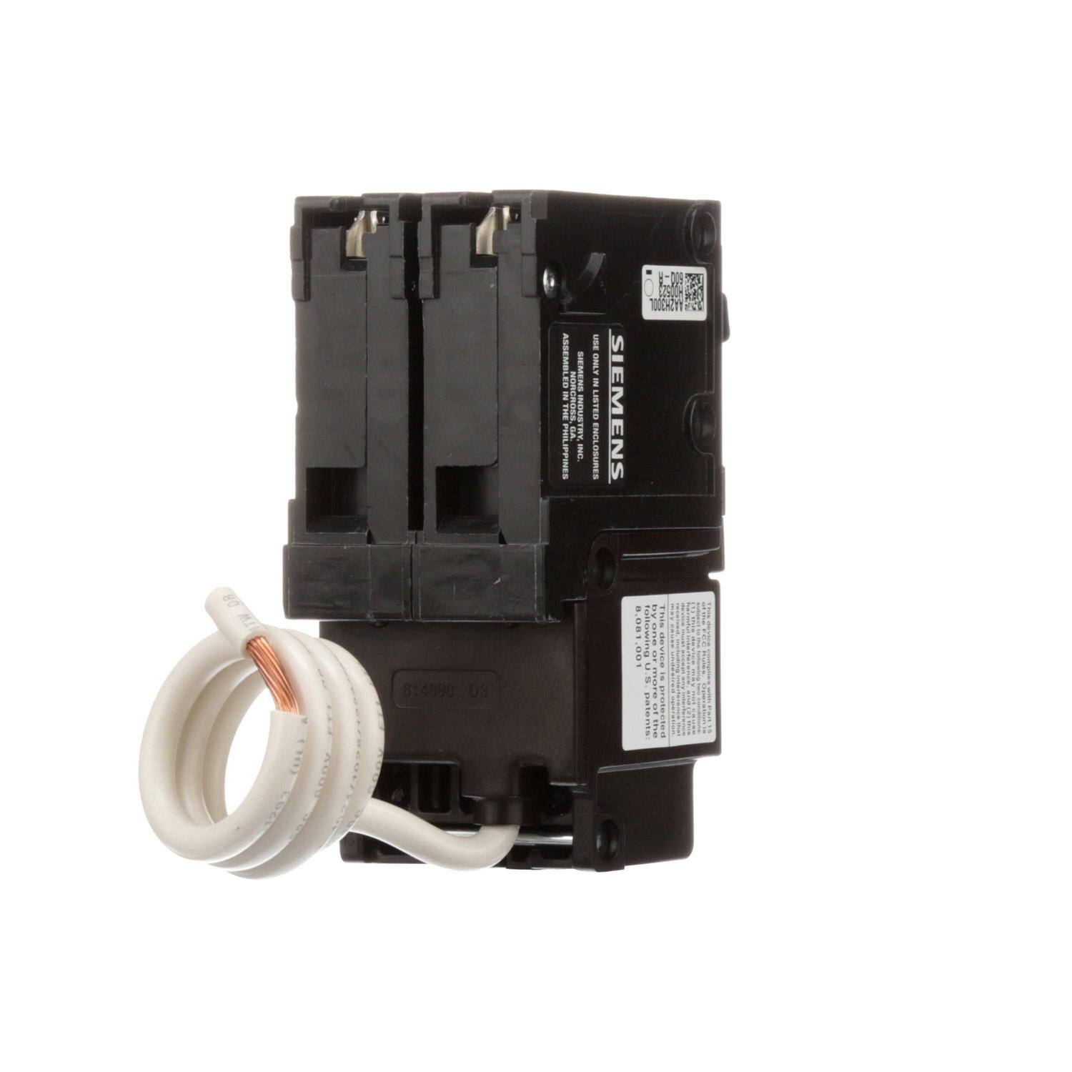 Siemens 60 Amp Double Pole Type QPF GFCI Circuit Breaker RBPU - Cheap Fitting
