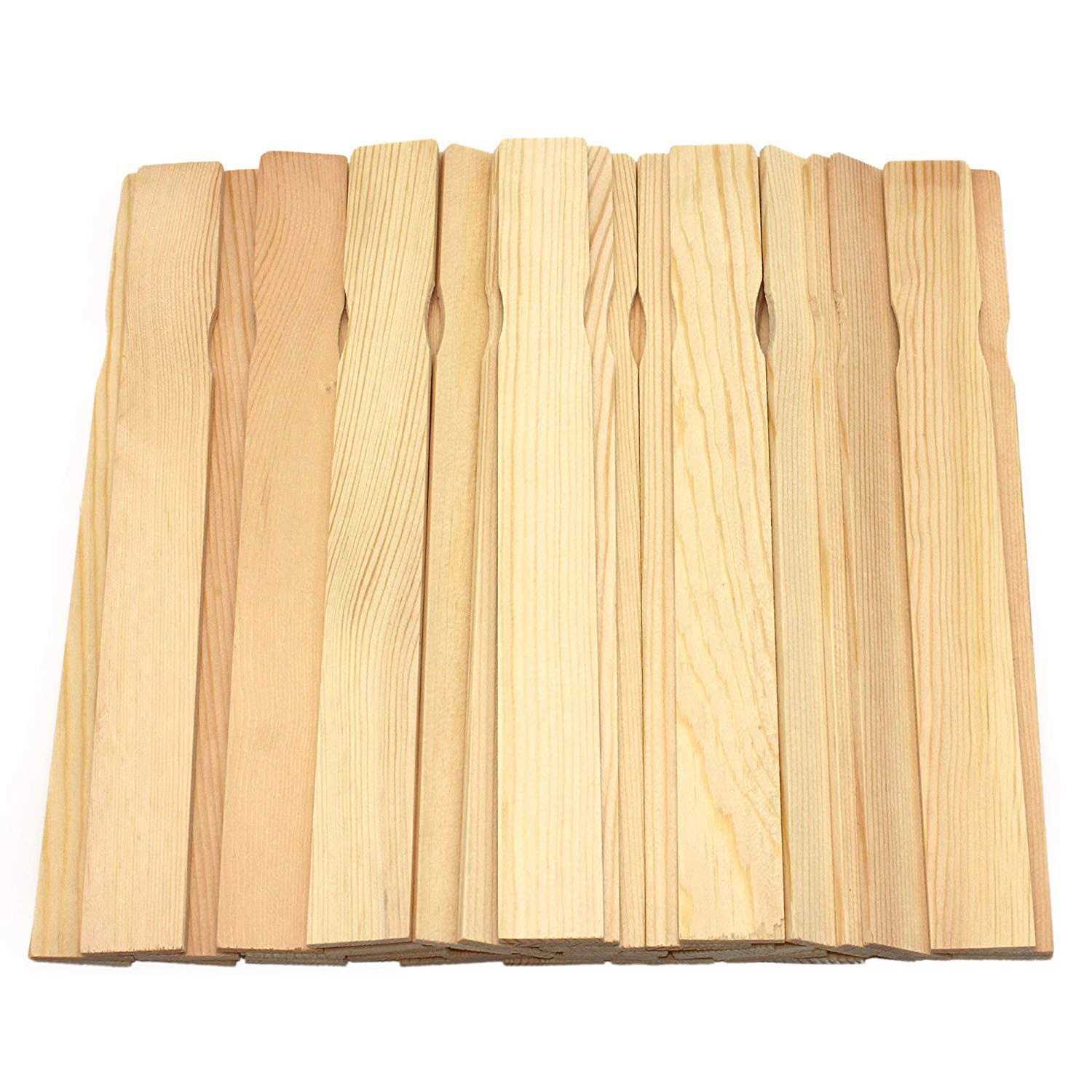 Bamboo Paint Stir Sticks Rewiss Paint Sticks Wood Stirrers Paddles Resin or Wooden Craft Sticks, Garden and Library Markers - Cheap Fitting