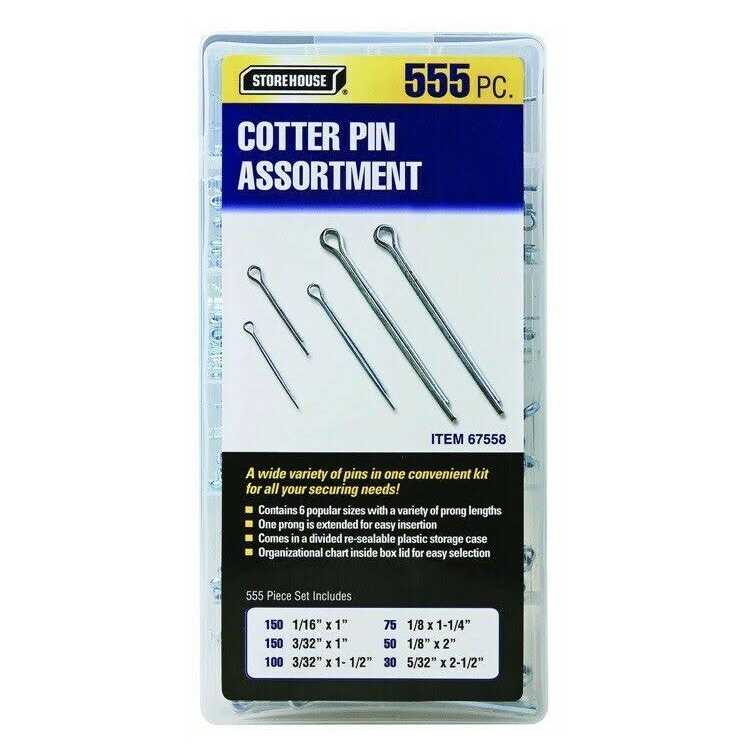 Storehouse Cotter Pin Assortment - Cheap Fitting