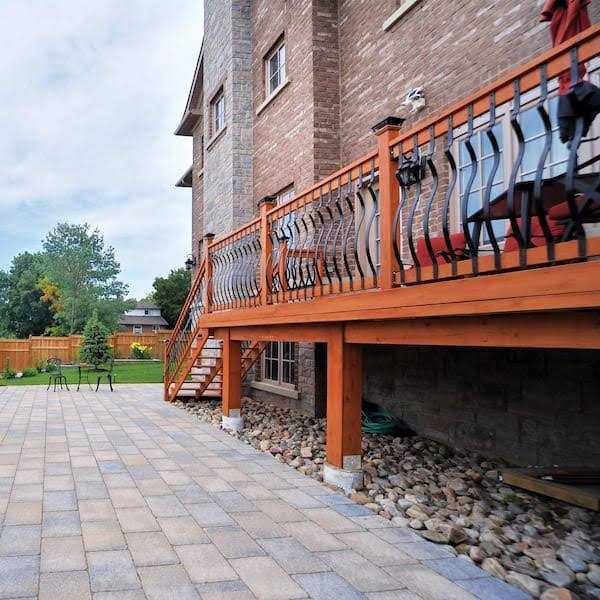 Nuvo Iron 6 in. x 6 in. x 10 in. Galvanized Steel Post Support Saddle Bracket DSGMP4 - Cheap Fitting