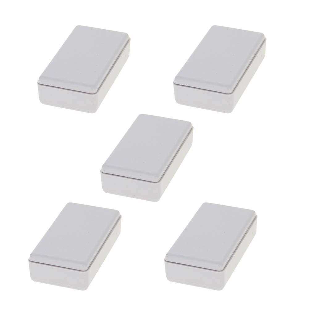 Fielect 5pcs Electronic Junction Box Abs Plastic Dustproof Junction Project Box Electrical Project Case Enclosure Power Junction Box 1.89 x 1.06 x - Cheap Fitting