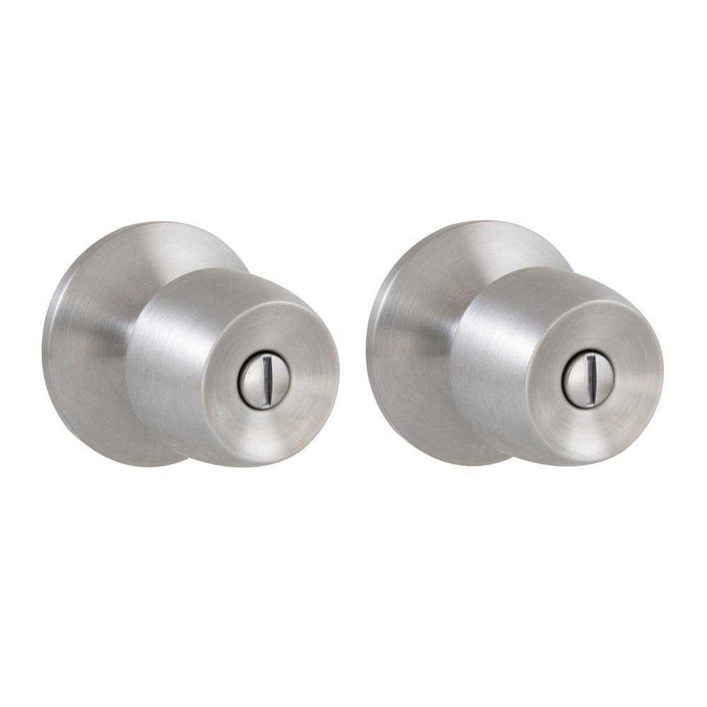 Defiant Brandywine Stainless Steel Bed and Bath Door Knob - Cheap Fitting