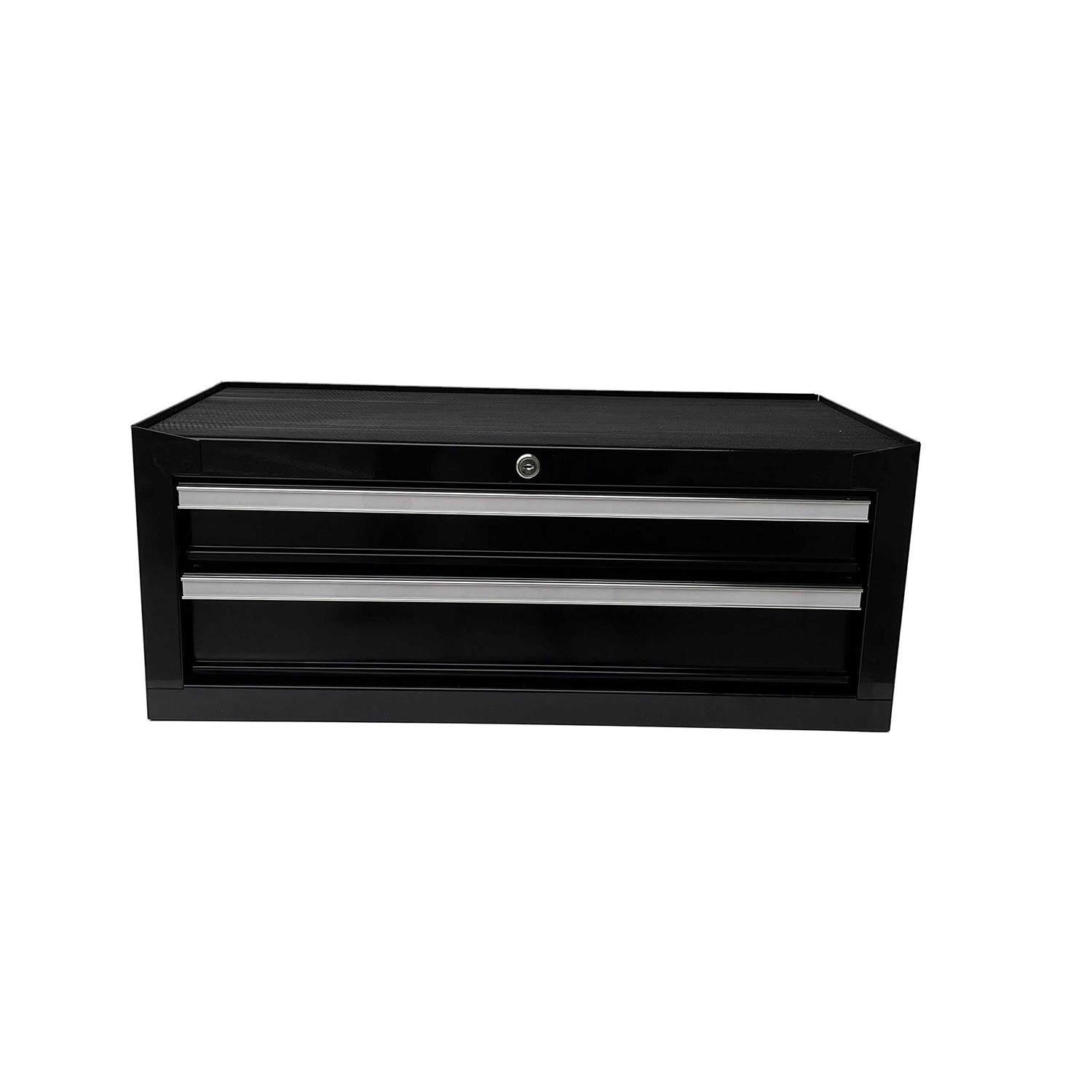 Workington Industrial 2 Drawers Portable Metal Intermediate Box 26 Middle Tool Chest Cabinet with Ball Bearing Drawer Slides - Cheap Fitting