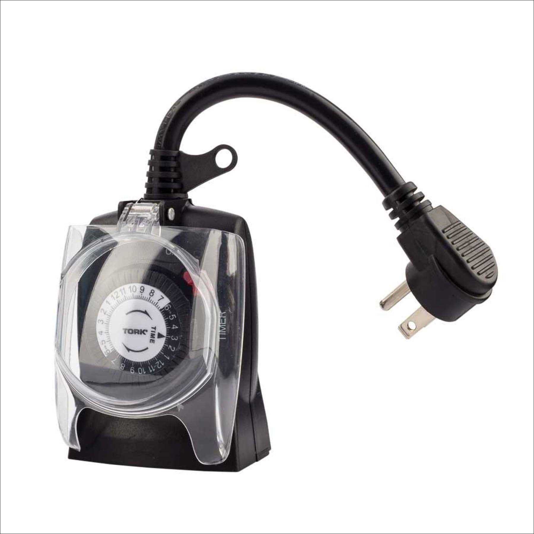 Tork 602B Mechanical Outdoor Plug-In Timer - Cheap Fitting