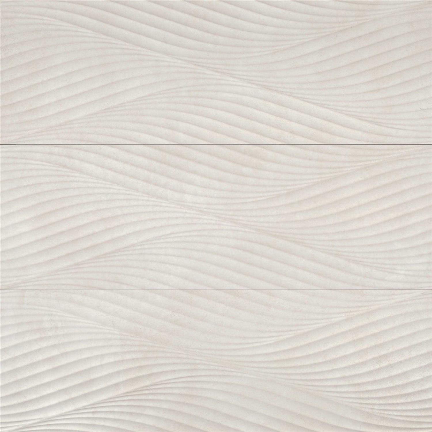 Donna 13 x 40 Matte Wave Ceramic Tile Bedrosians - Cheap Fitting