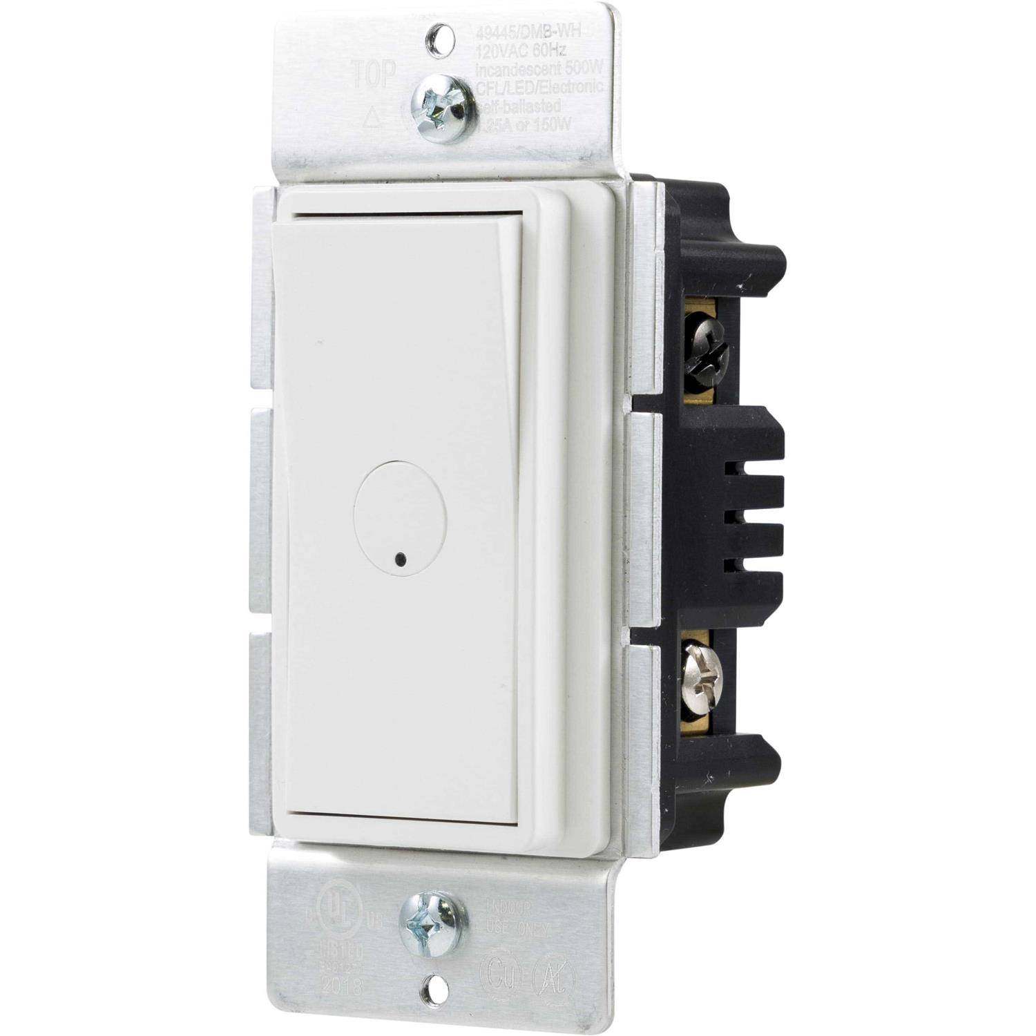 UltraPro MyBright Dimmer with Rocker Switch Single-Pole - Cheap Fitting