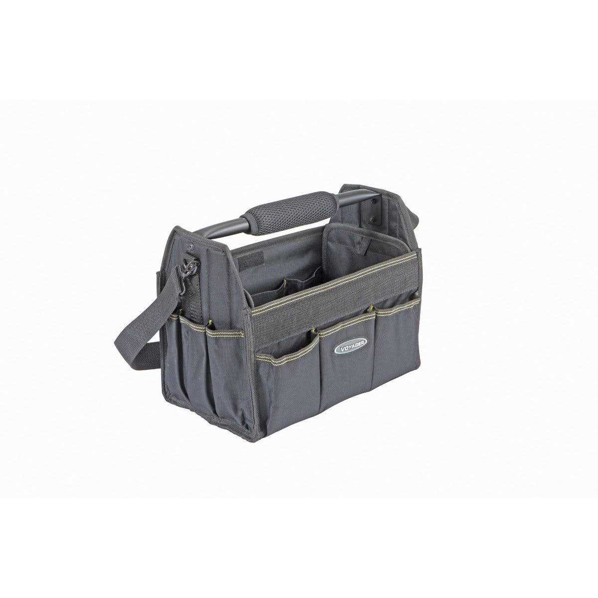 Voyager 12 in. Tool Tote with 18 Pockets - Cheap Fitting