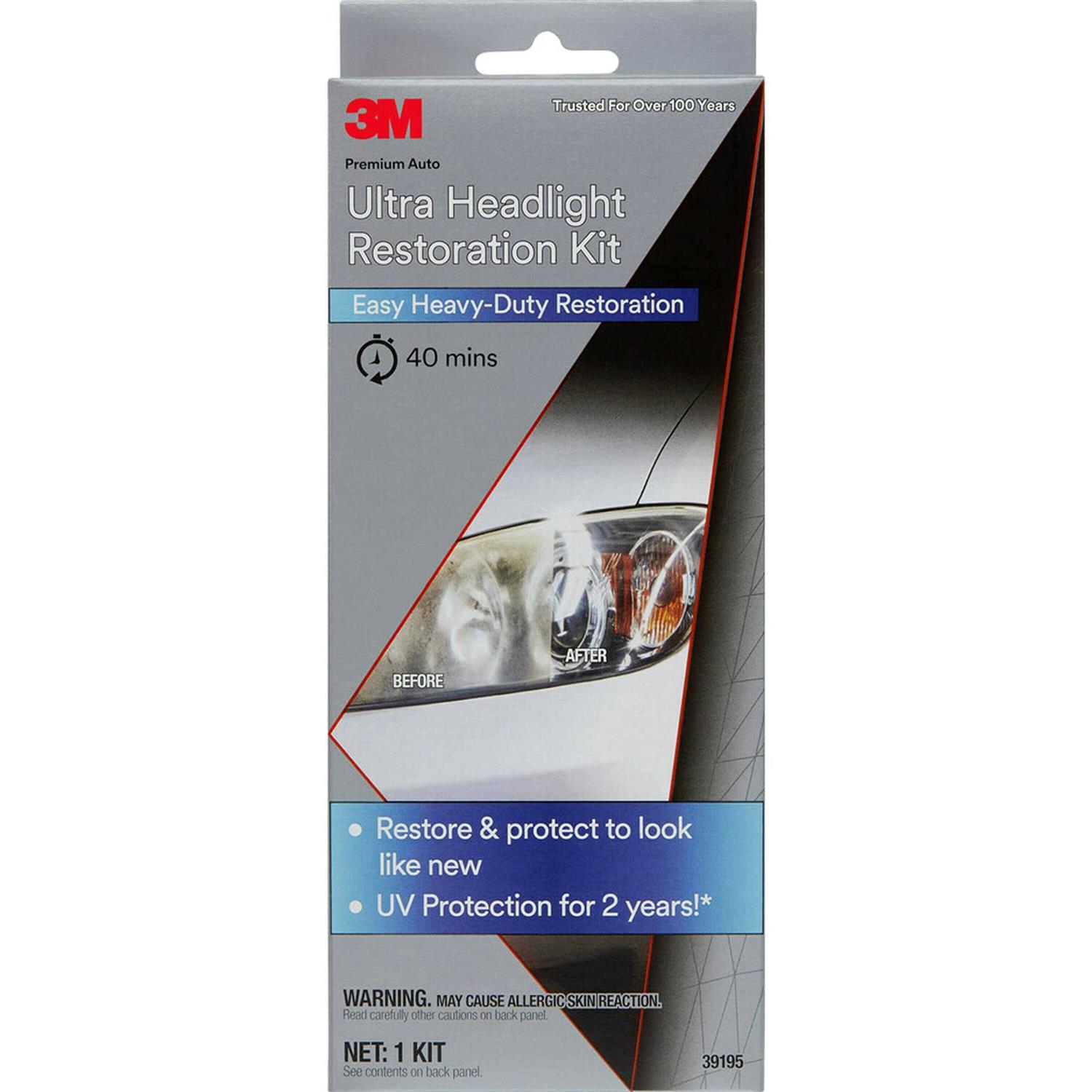 3M Ultra Headlight Restoration Kit 39195 - Cheap Fitting