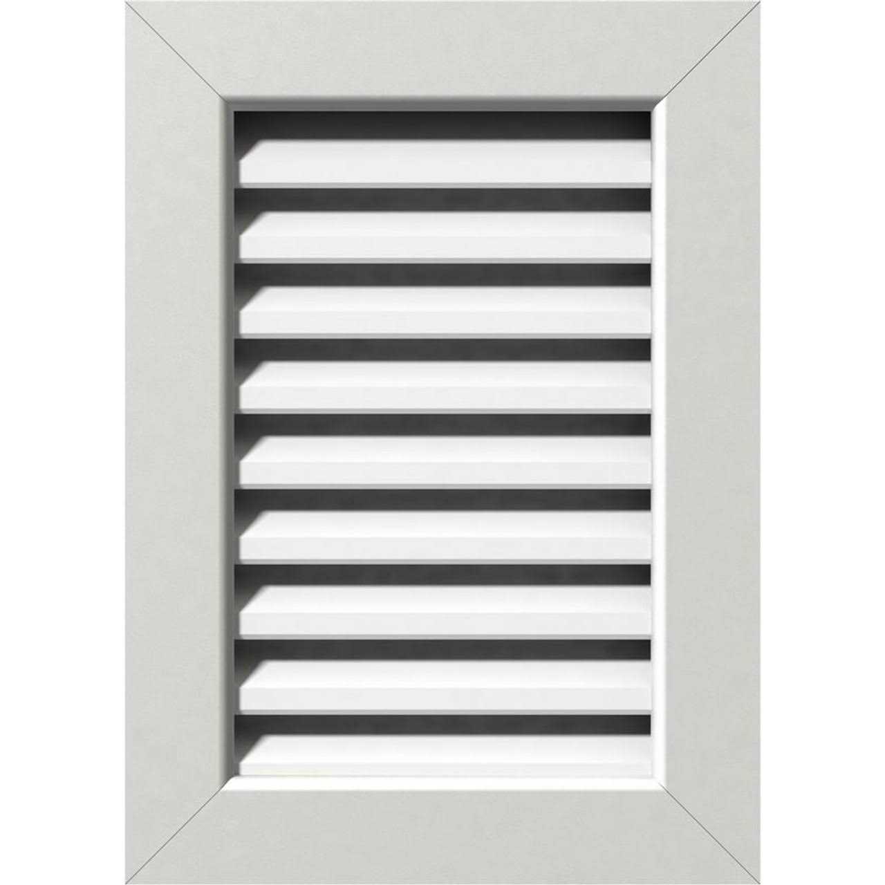 Ekena Millwork GVPVE Rectangle Gable Vent Functional - Cheap Fitting