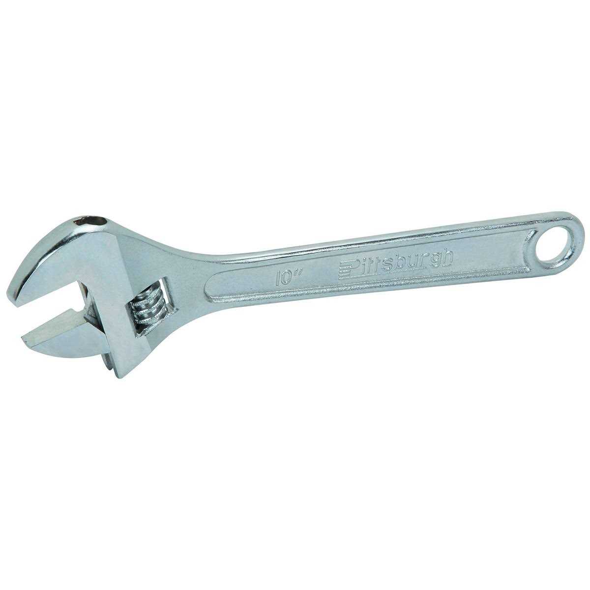 Pittsburgh 10 in. Steel Adjustable Wrench - Cheap Fitting