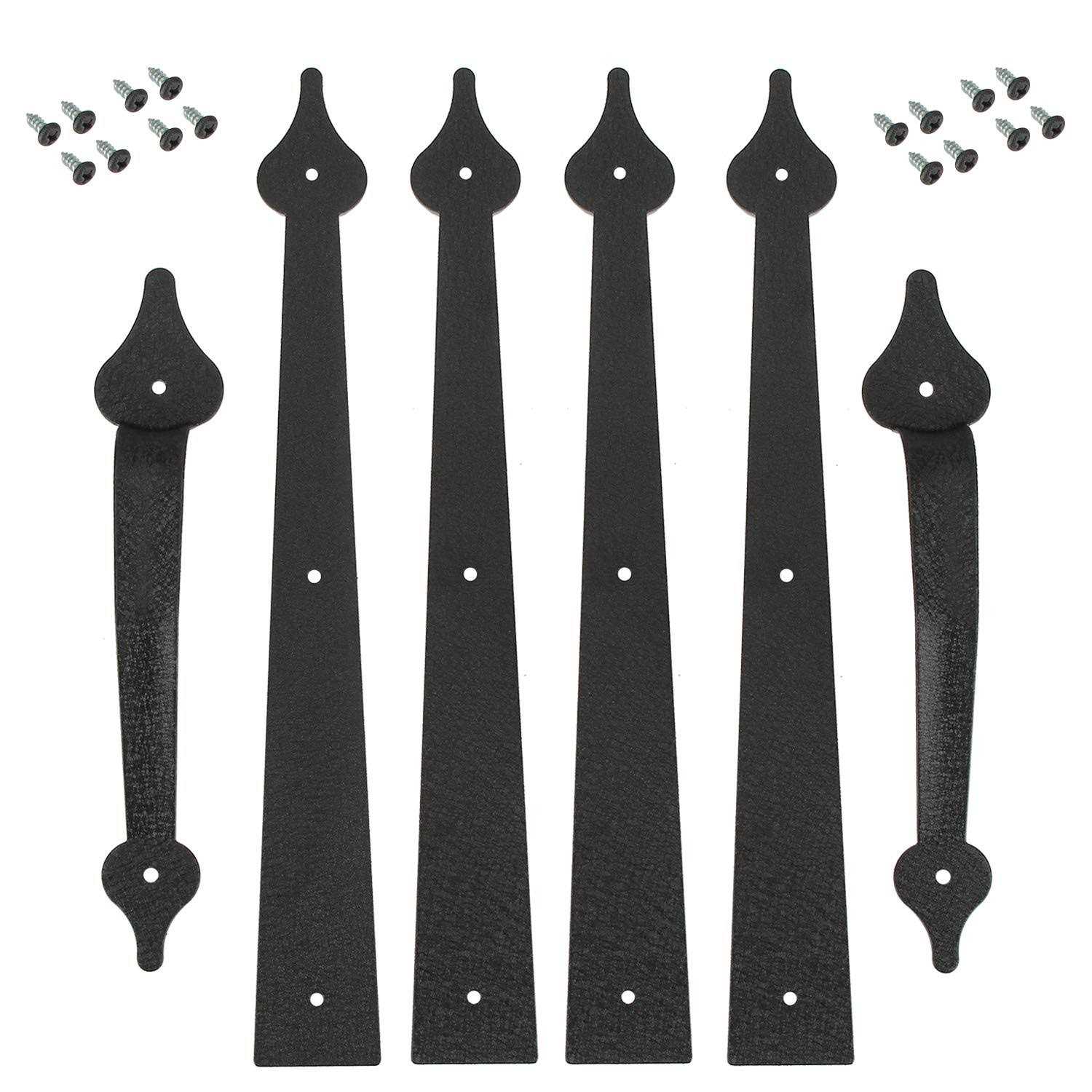 Homode Decorative Garage Door Hinges Handles Faux Garage Door Accents - Cheap Fitting