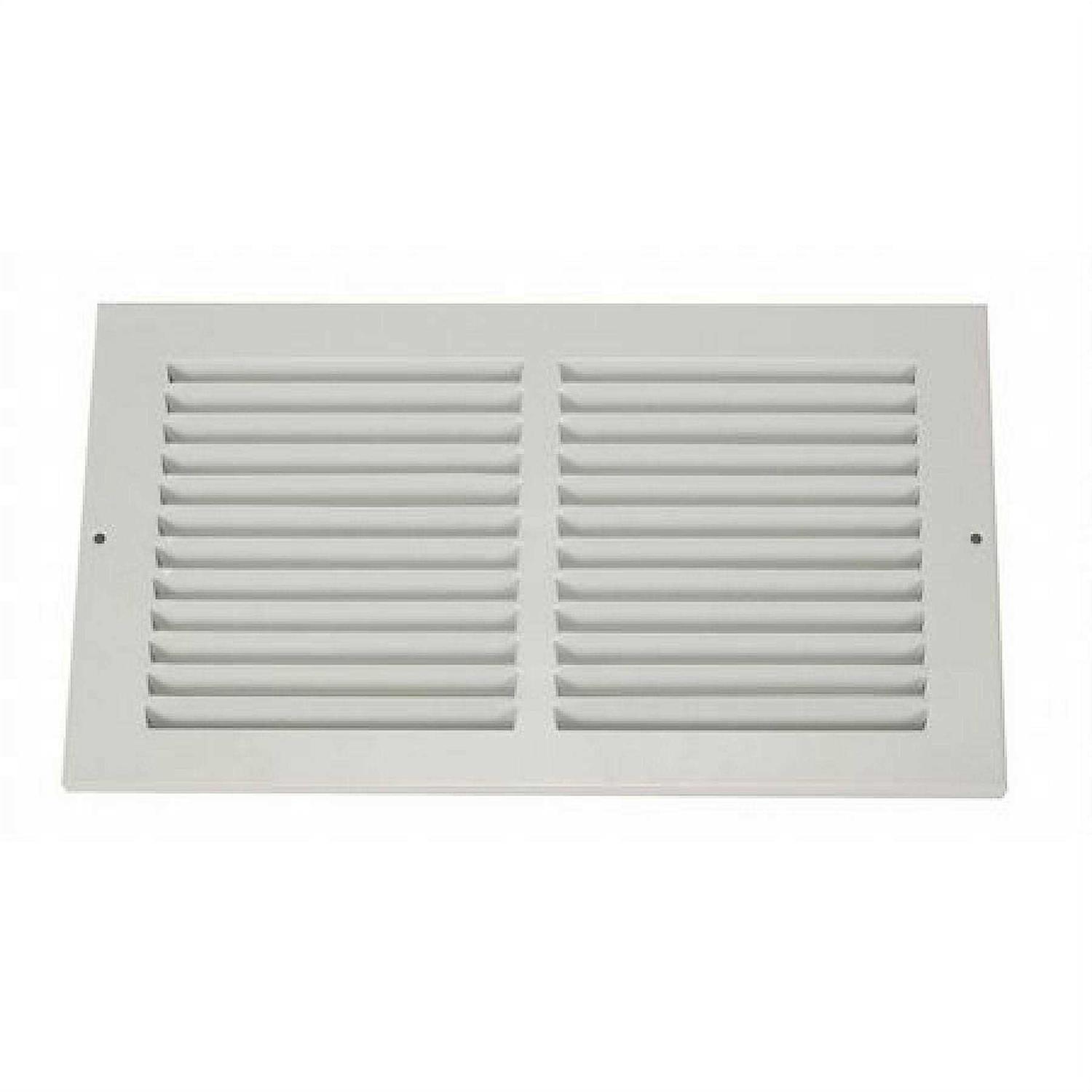 Sim Supply Return Air Grille,14×14 inch,White 4jrt1 - Cheap Fitting