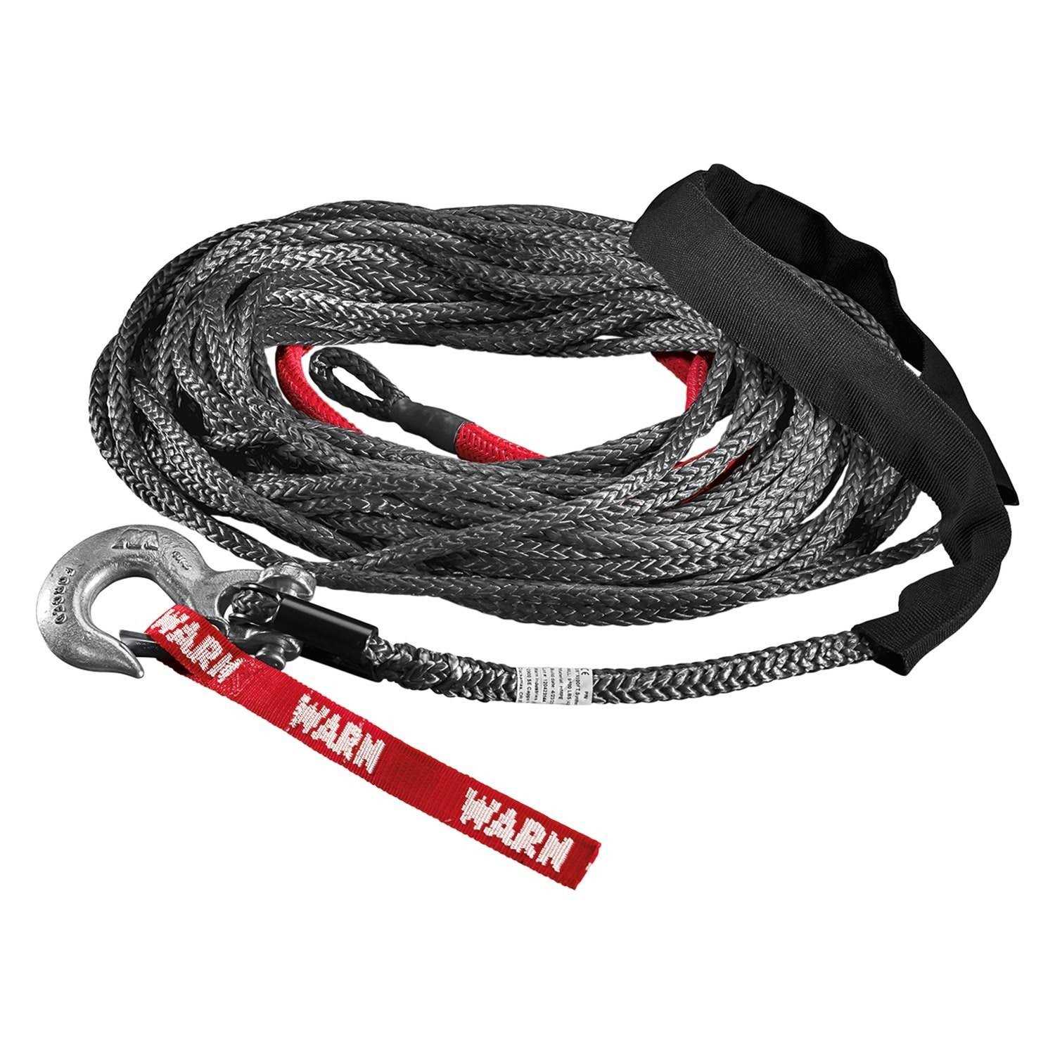 Warn 87915 Spydura Synthetic Winch Rope - Cheap Fitting