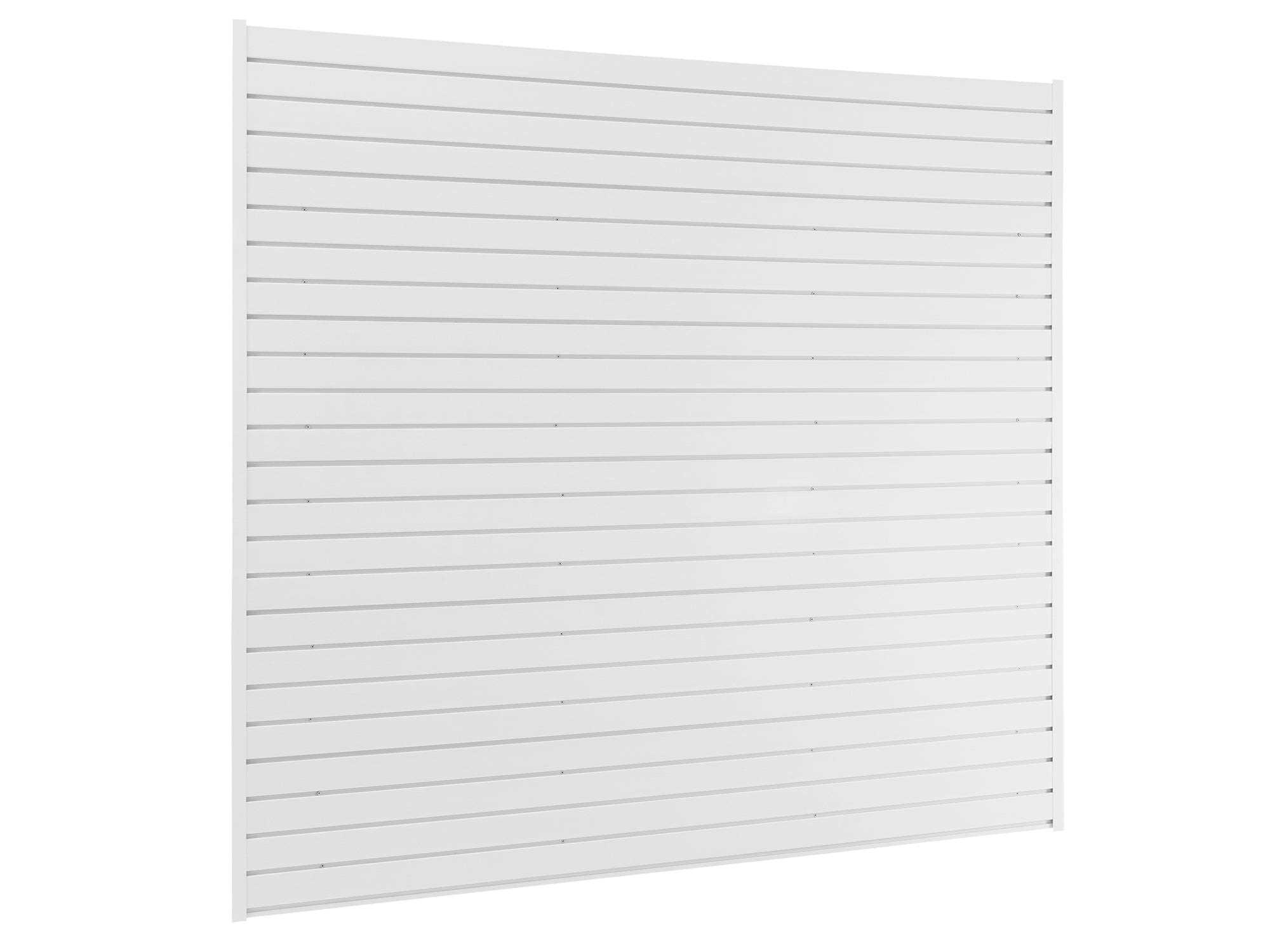 40 Sq. ft. PVC Slatwall, Silver – NewAge Products 51777 - Cheap Fitting