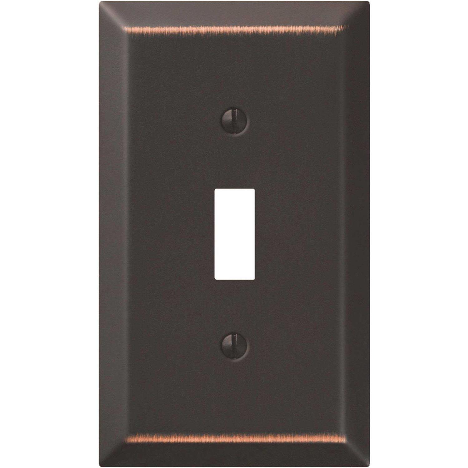 Amerelle 163tdb Century Wallplate 1 Toggle Stamped Steel - Cheap Fitting