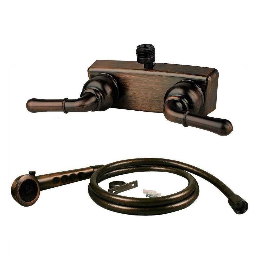 HowPlum RV Mobile Travel Home Shower Valve with Hand-held Set Oil Rubbed Bronze at MechanicSurplus.com - Cheap Fitting